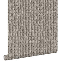TAPETE Schilfmuster 53 cm x 10.05 m - Braun, Papier (53/1000cm) - ESTAhome