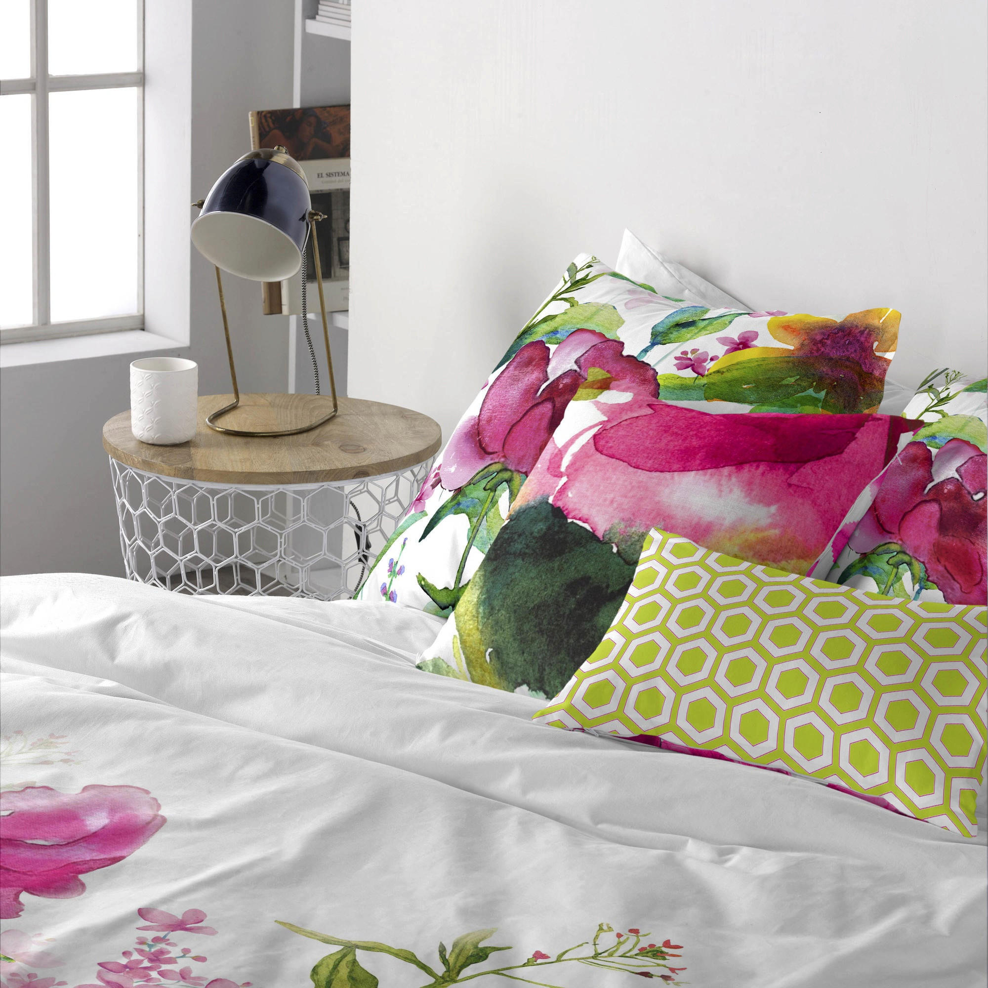 KISSENBEZUG cassia 60x60 cm mehrfarbig - Multicolor, Textil (60/60cm) - Happy Friday