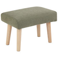 HOCKER Stoff GrünTakoma II - Grün, Textil (50/34/30cm) - Beliani