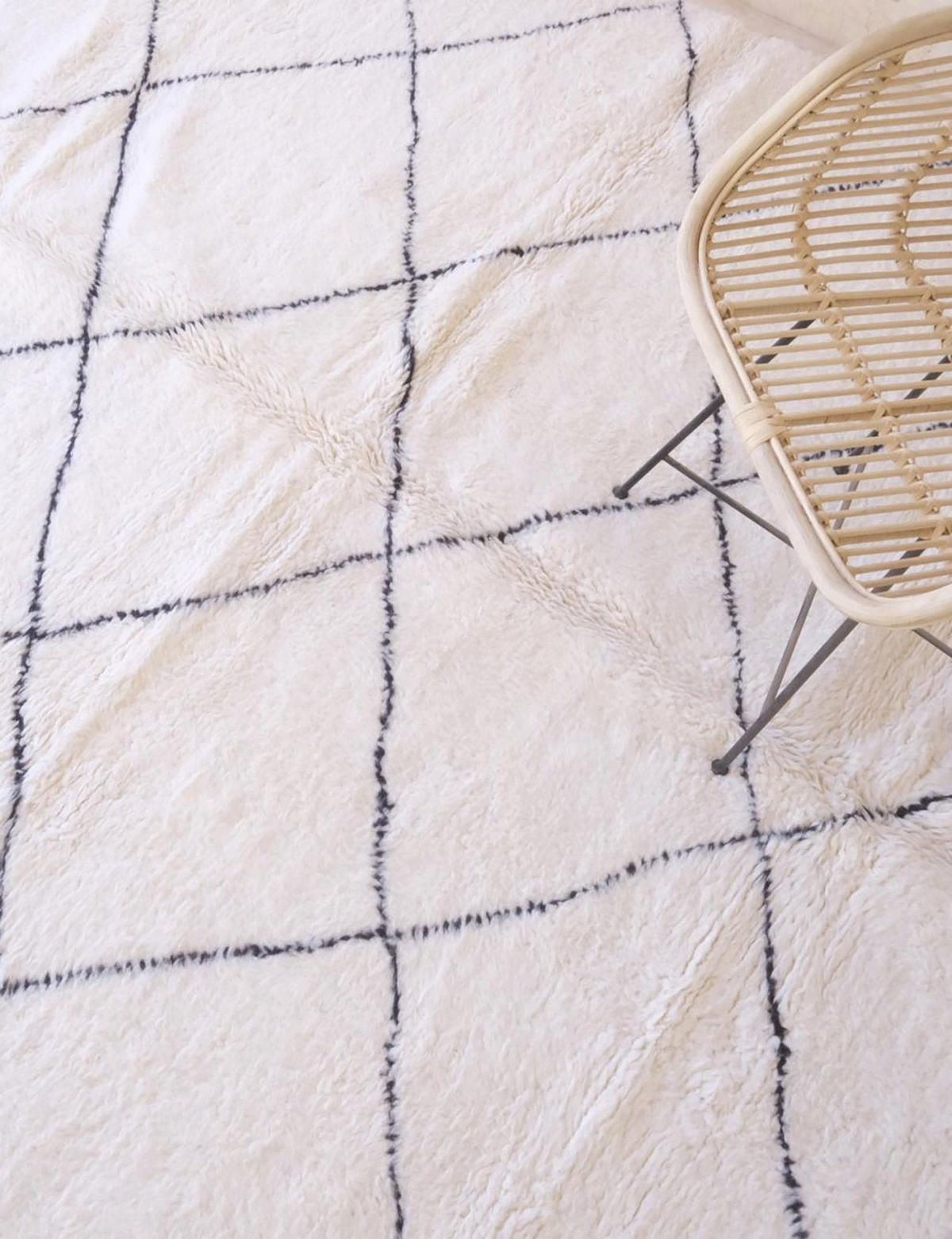 BERBERTEPPICH aus reiner Wolle 261x 293 cm - Weiß, Naturmaterialien (261/293cm) - AFK Living