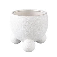 TOPF Malinda Beige 20/20/18cm - Beige, Keramik (18cm) - PTMD Collection