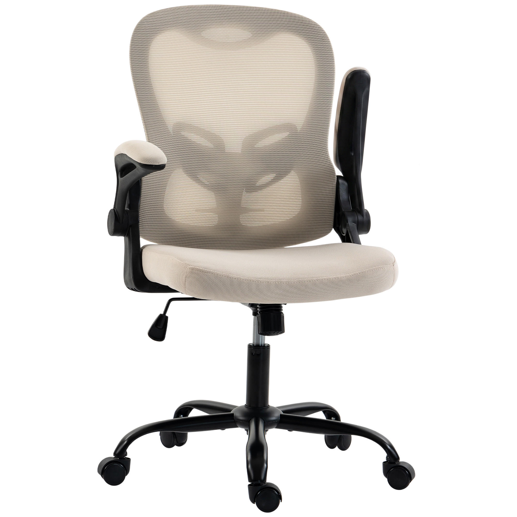 BÜROSTUHL Beige 62.0/58.0/110.5 cm - Beige, Textil (58/110.5/62cm)