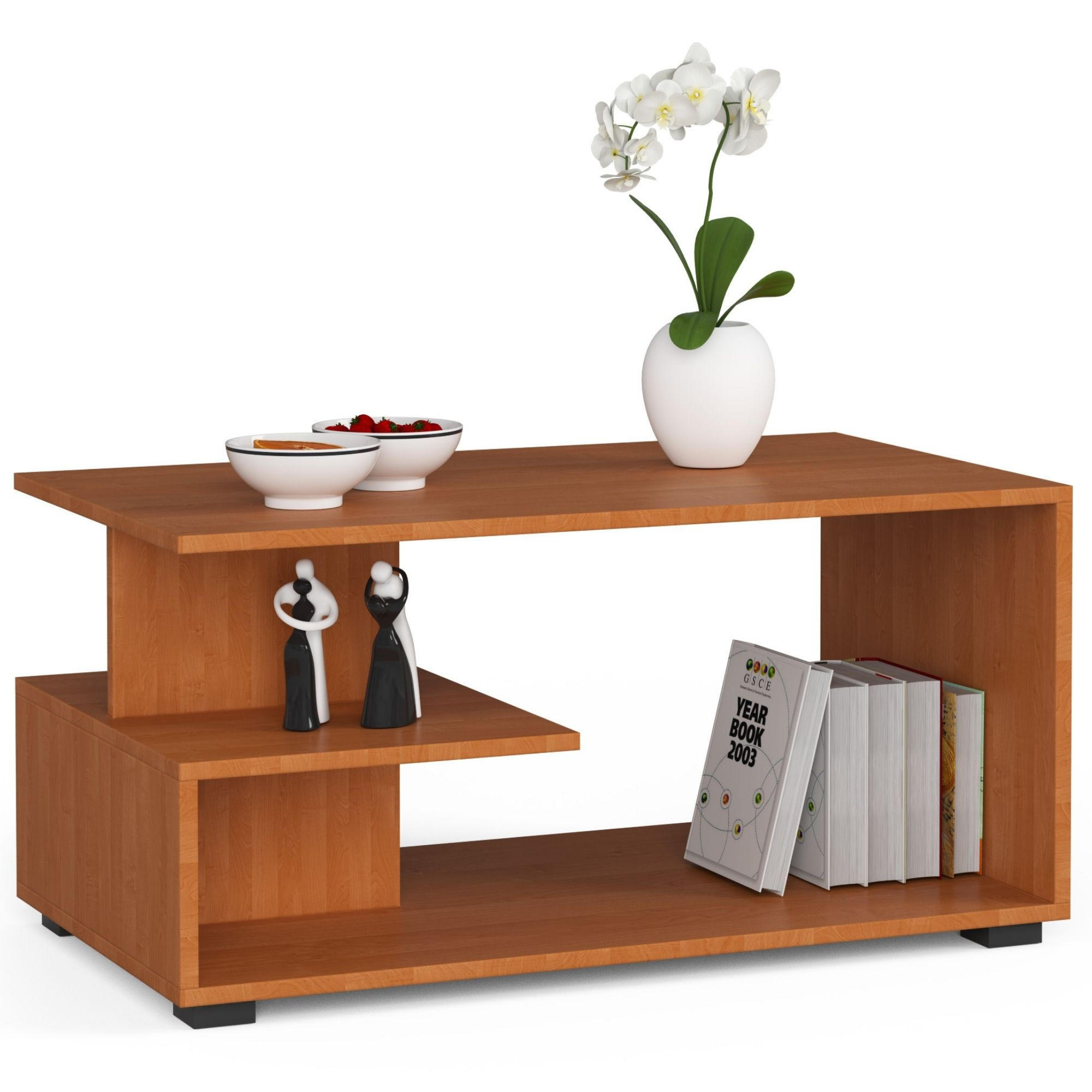 Akord Couchtisch Erle 90x45x51 cm