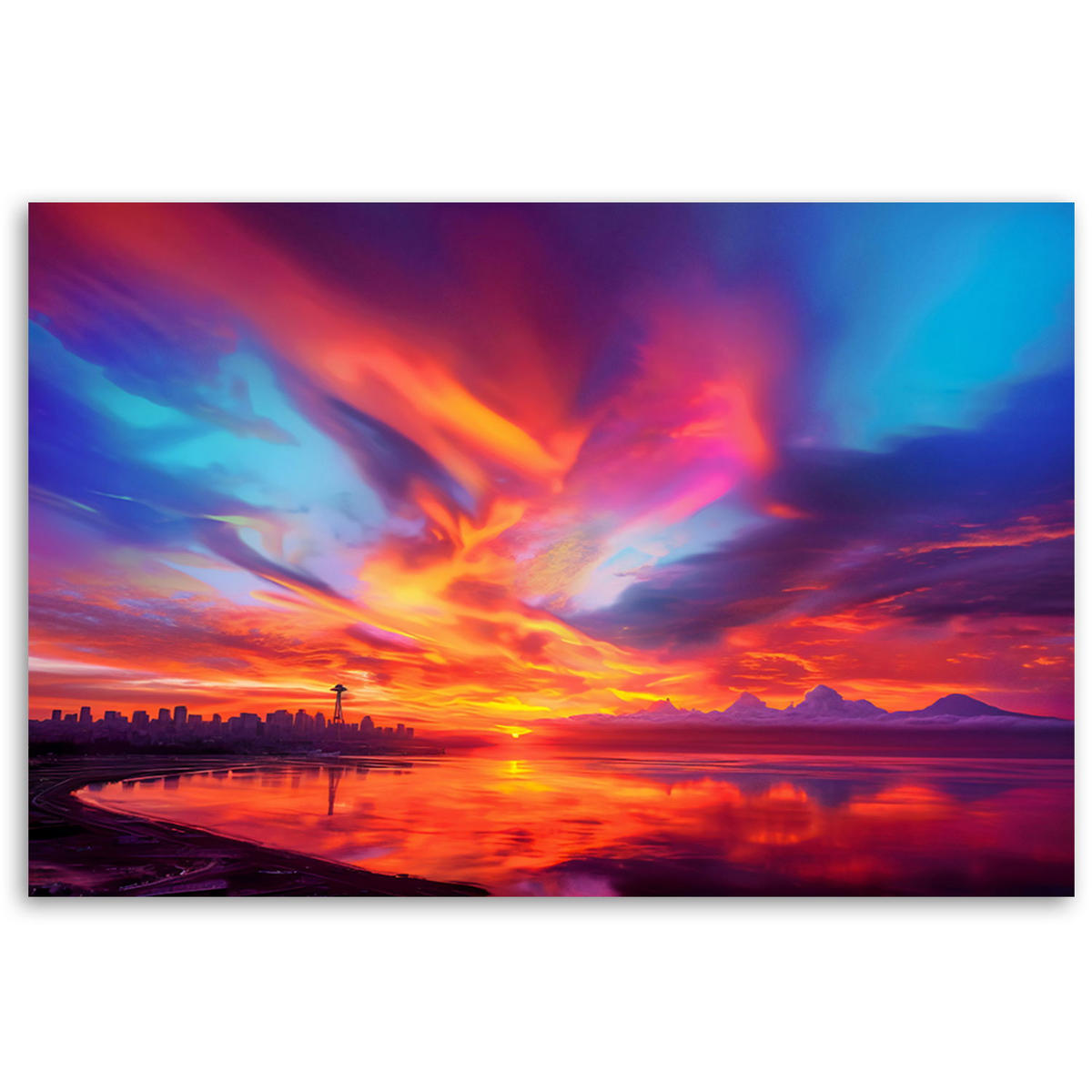 KUNSTDRUCK Lila 100/70 cm - Lila, Textil (100/70cm) - KUNSTLOFT