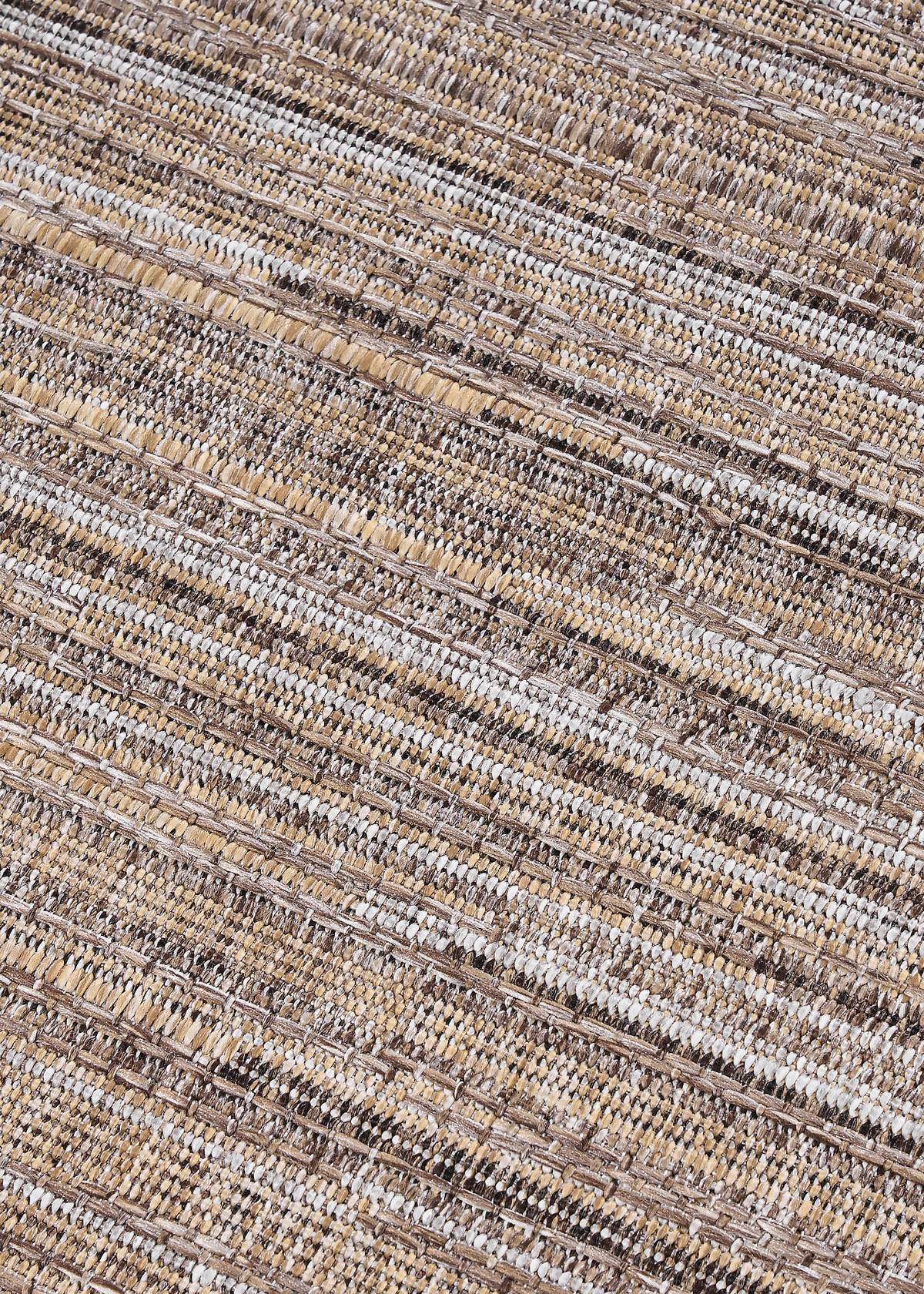 TEPPICH YUCANA Braun Outdoor Flachgewebe 80/150 cm - Braun, Textil (80/150cm) - Tapiso