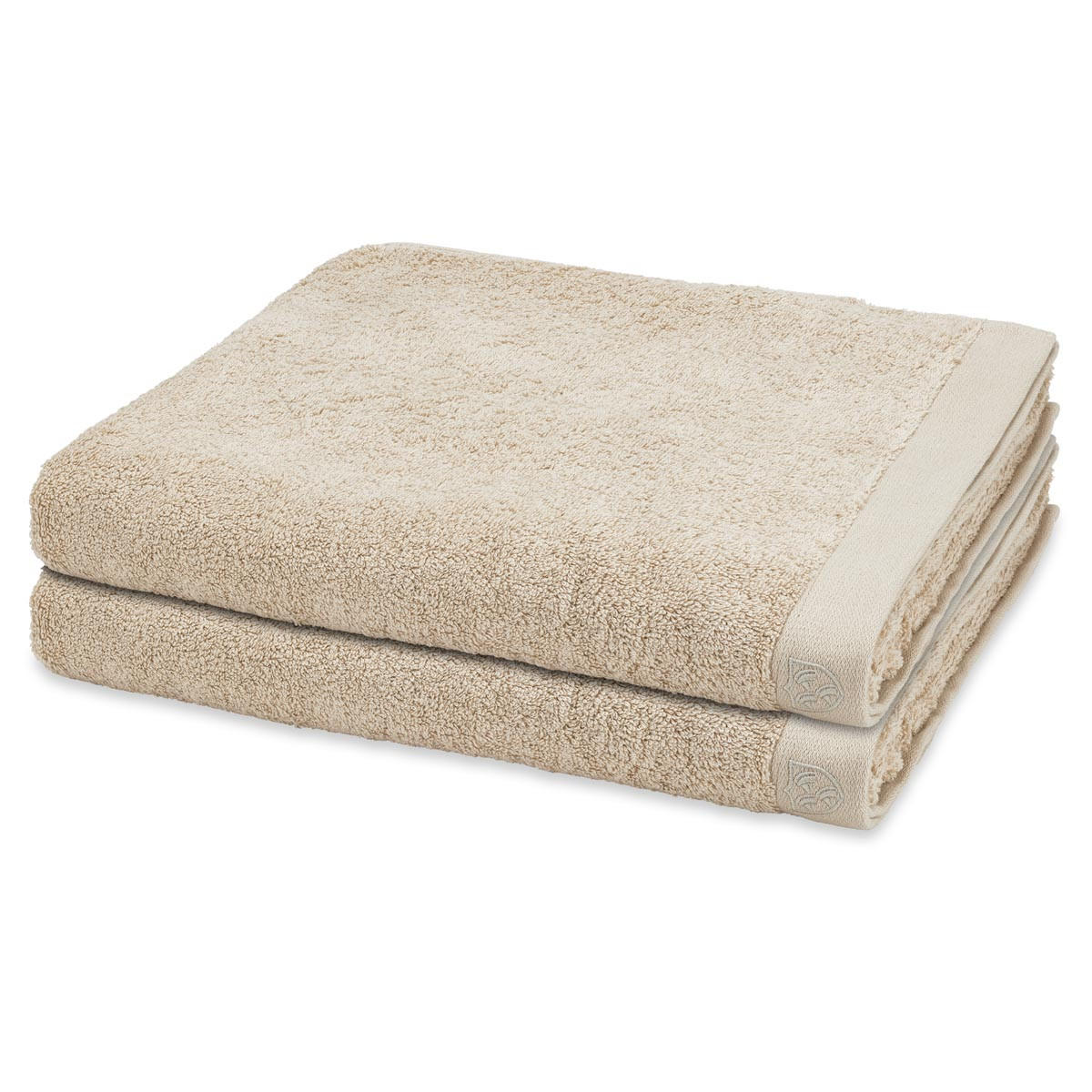 DUSCHTUCH Doubleface Stripes 2er-Set - Beige, Textil (70/140cm) - Ross