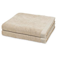 DUSCHTUCH Doubleface Stripes 2er-Set - Beige, Textil (70/140cm) - Ross