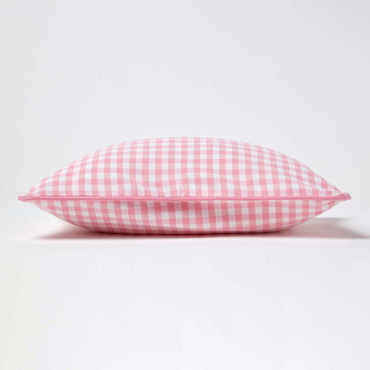 KISSENHÜLLE Vichy-Karo 30/50 cm, 100% Baumwolle - Rosa, Textil (30/50cm) - Homescapes