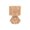 TISCHLAMPE Forma 20/20/30 cm - Naturfarben, Naturmaterialien (20/20/30cm) - Leitmotiv