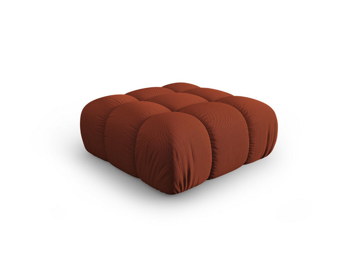 POUF Bellis aus 3D-Stoff ziegelstein - Orange, Textil (94/43/94cm) - Micadoni