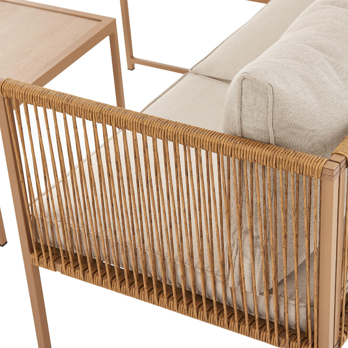 GARTENLOUGE Detroit Beige - Beige, Metall - SVITA