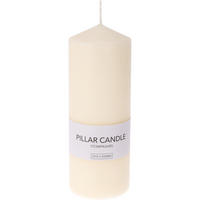 KERZE aus Paraffin 7/7/20 cm - Beige, Paraffin (7/20/7cm) - Home Styling Collection