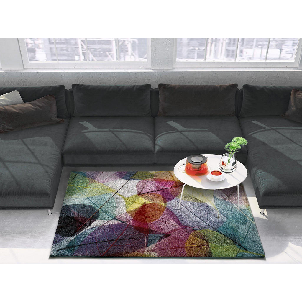 Thumbnail - Atticgo Webteppich, Mehrfarbig, Textil, Floral, Rechteckig, 140x200 cm, Oeko-Tex® Standard 100, in verschiedenen Größen ...