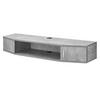 TV-WANDREGAL Tørring - Grau, Holzwerkstoff (110/17.5/30cm) - [en.casa]