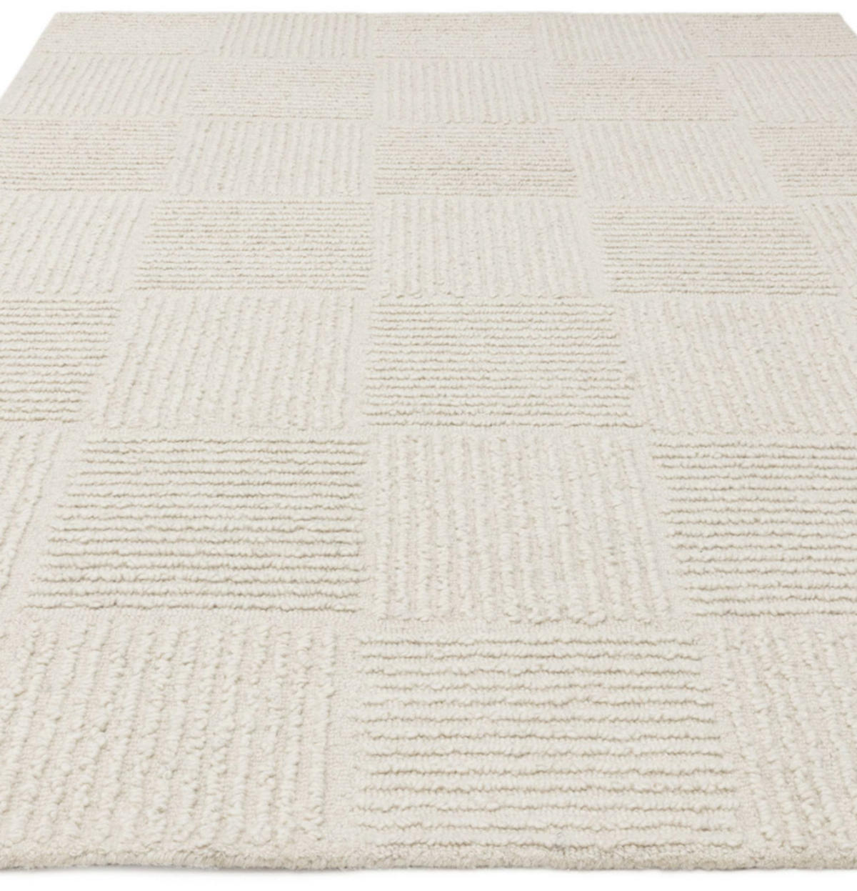TEPPICH handgetuftet CLIMAX Weiß 120 x 170 cm - Weiß, Naturmaterialien (120/170cm) - Novatrend