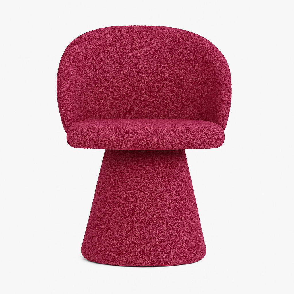 STUHL Altura Mils Stoff Catch Me Nicht Schwenkbar Fuschie - Pink, Holz (62/80/57cm) - Kaiser Möbel