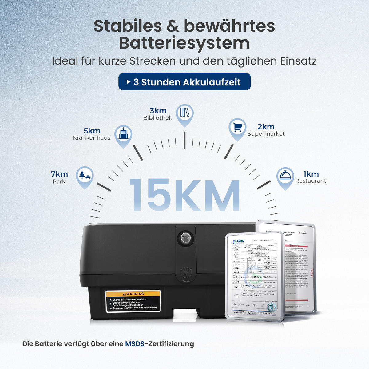 ELEKTROMOBIL mit vier Rädern für Senioren, Tragkraft 136 kg, Geschwindigkeit 6 km/h - Rot, Metall (99.9/82/48.5cm) - Gisaae