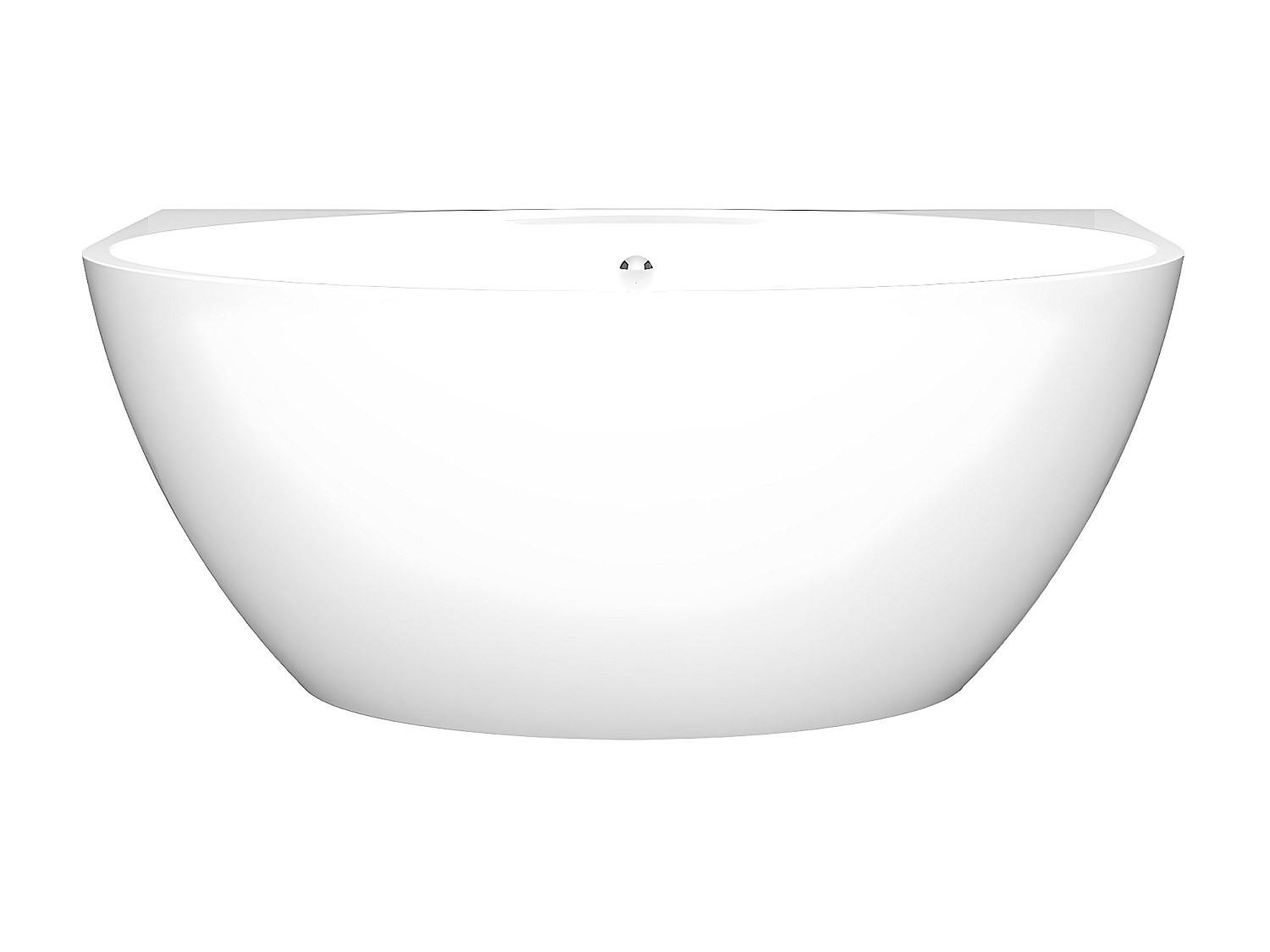 VORWANDBADEWANNE - 1 Person - Acryl - Weiß - Weiß, Kunststoff (151/60/94cm) - Vente-Unique