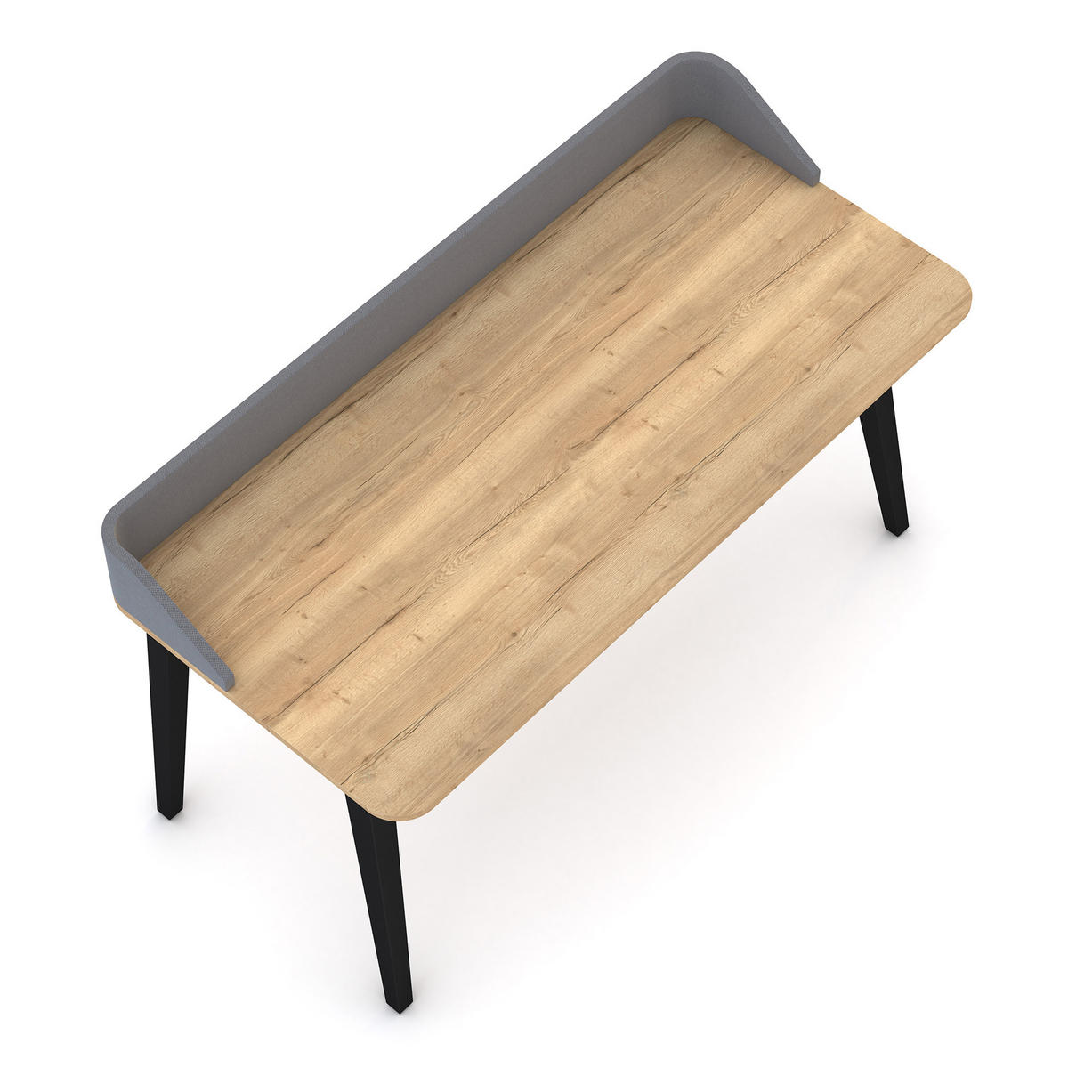 SEKRETÄR Retaro - Anthrazit, Holz/Metall (60/120/74cm) - ASSMANN