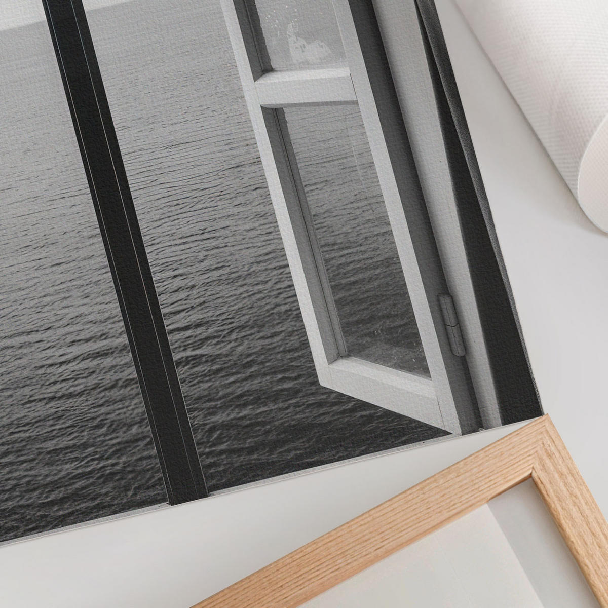 POSTER - 29x42 cm - Mana - Fenster öffnen - Schwarz, Textil (29/42/0.1cm) - TULUP