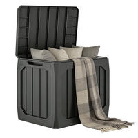KISSENBOX DE-18684 121 L mit Griffen, wasserdicht Schwarz - Schwarz, Kunststoff (45/53/56cm) - ComfortXL