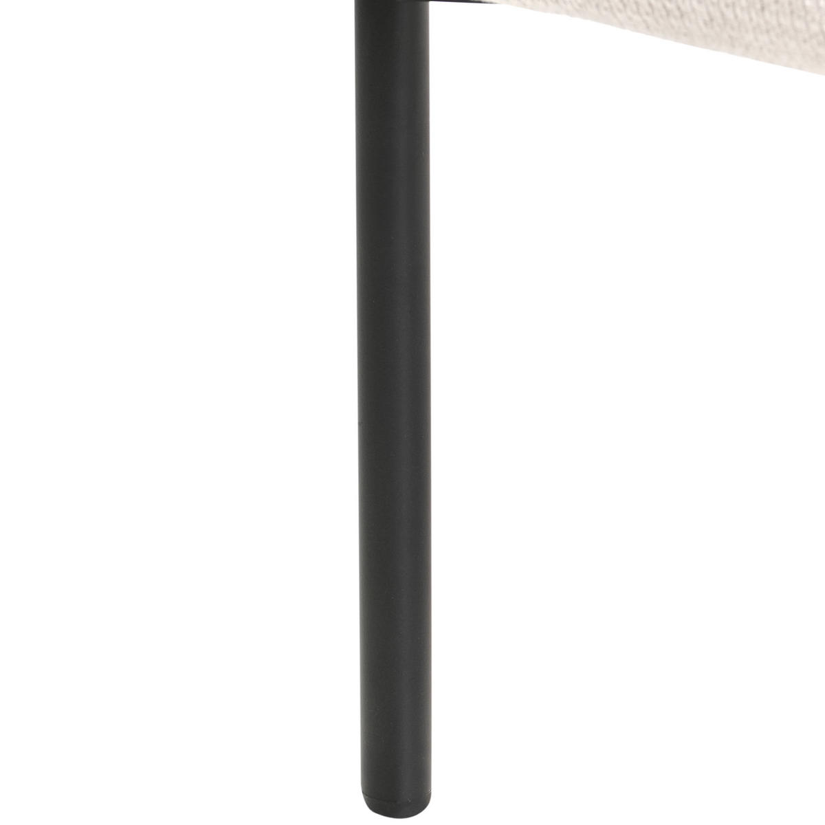 SESSEL Hellbeige Krossen - Beige/Schwarz, Textil (68/73/64cm) - Beliani