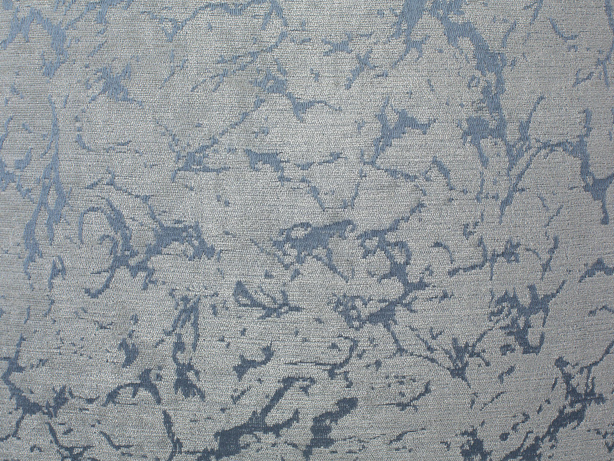 DEKOKISSEN 2er-Set Hellgrau 45/45 cm Wisteria - Hellgrau, Textil (45/45cm) - Beliani