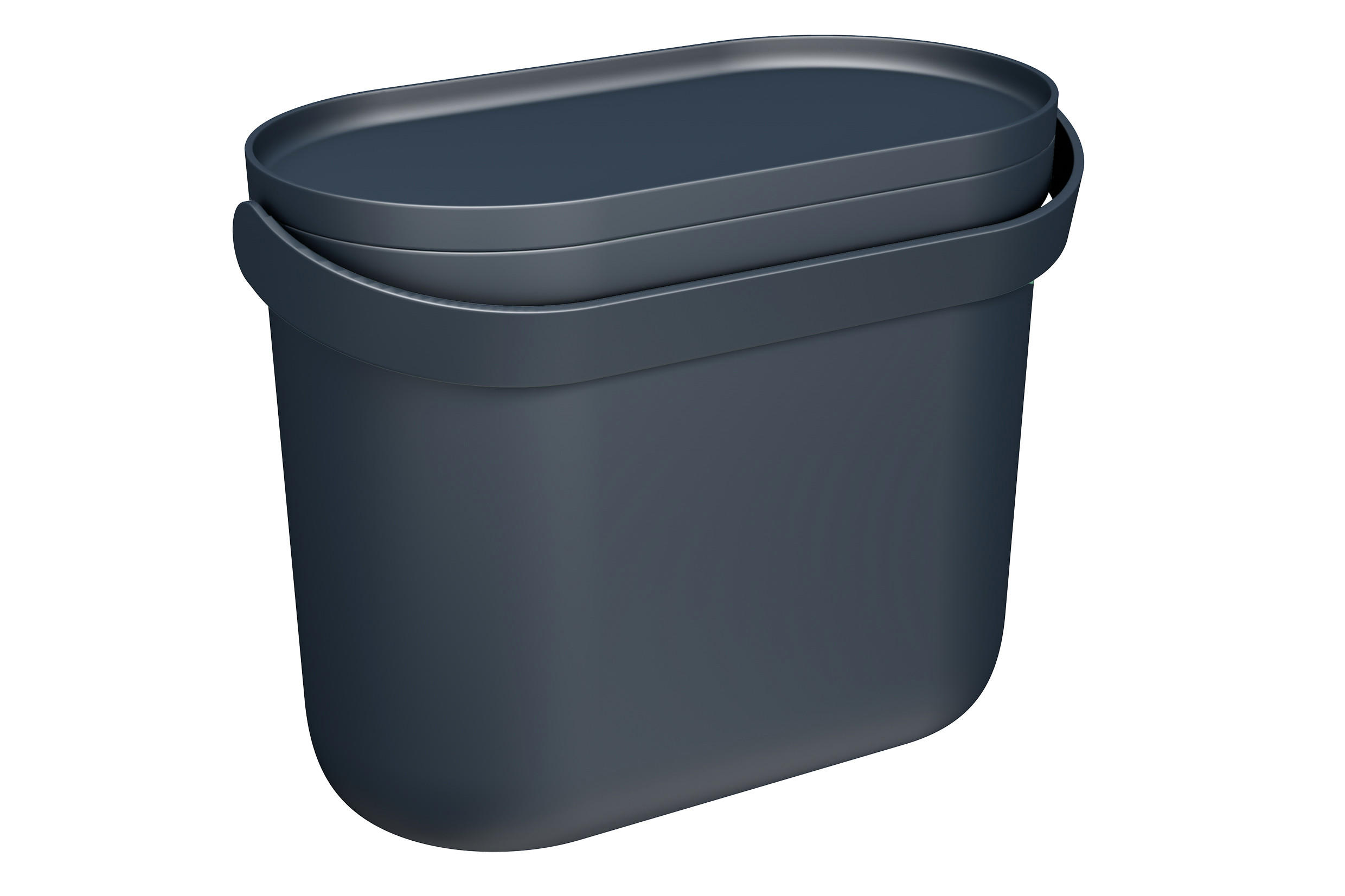 BIOMÜLLEIMER 8 L, graphite grey - Graphitfarben, Kunststoff (16/25/31cm) - GARANTIA
