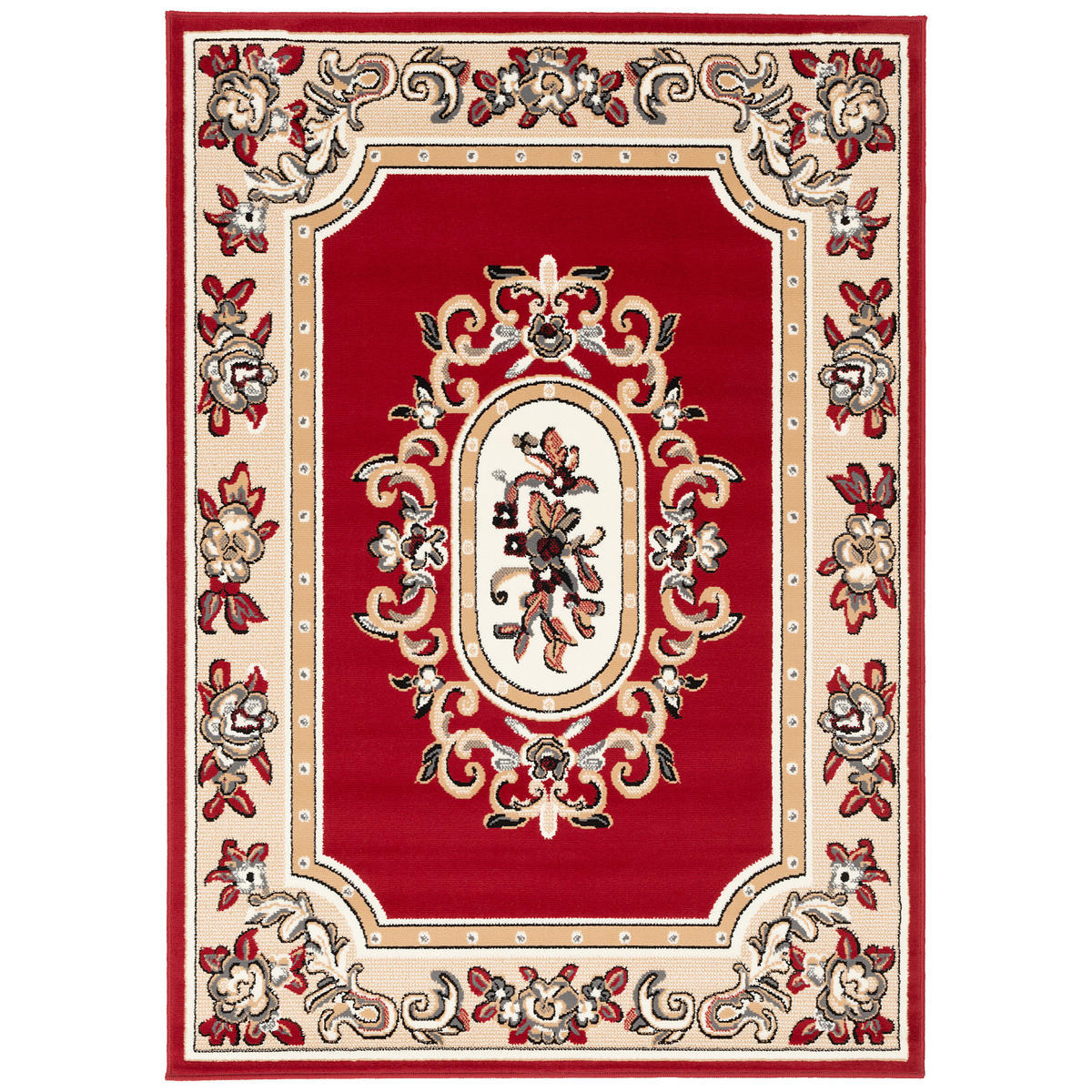 ORIENT VELOURS TEPPICH TRENDLINE - Rot, Textil (140/200cm) - Pergamon