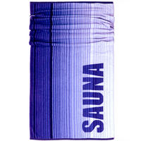 SAUNAHANDTUCH Oslo Hellblau – Blau 85x200 cm - Blau/Hellblau, Textil (85/200cm) - Lashuma