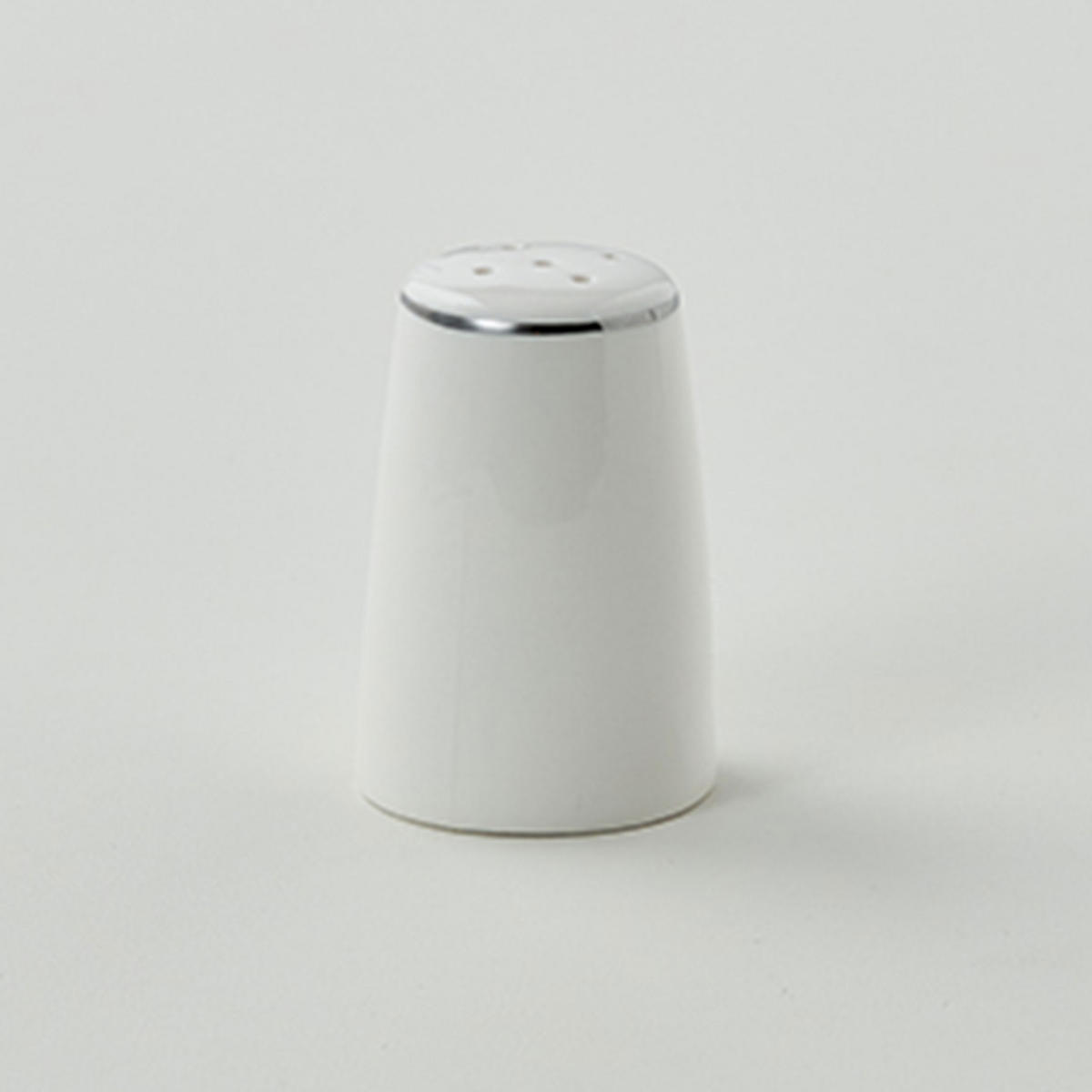 GESCHIRRSET Milan 27-tlg. weiß mit Silberrand - Weiß, Keramik (41/37/37cm) - Mulex