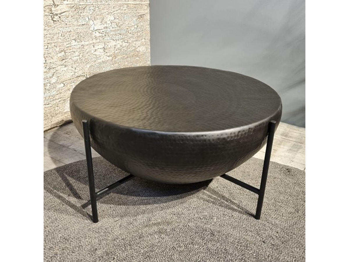 COUCHTISCH Valierie Metall 85 cm / 85 cm Anthrazit - Anthrazit, Holz (85/85/43cm)