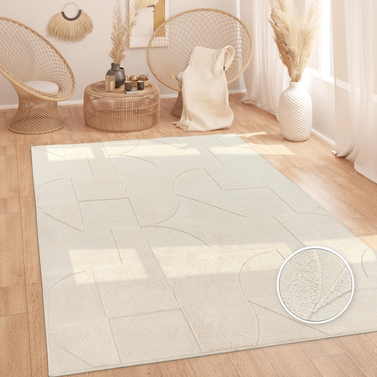HOCHFLORTEPPICH 240/340 cm Tokio 472 - Creme, Textil (240/340cm) - Paco Home