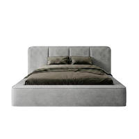 POLSTERBETT RANDELA 160x200 cm, Grau - Grau, Textil (200/160cm) - Fedve