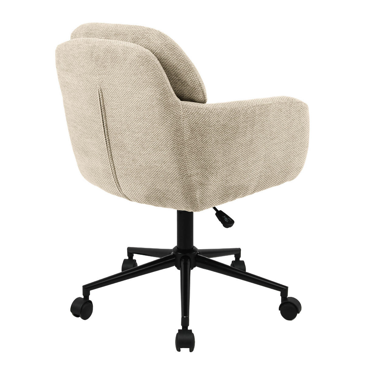 BÜRODREHSTUHL - Beige, Textil/Metall (61/85/61cm) - home24