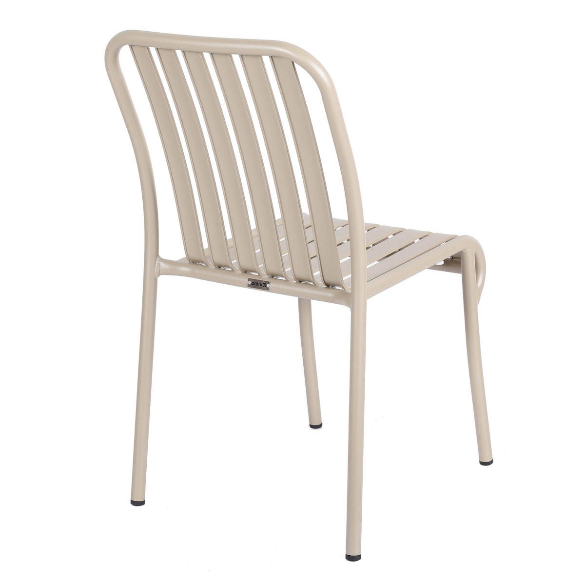 GARTENSTUHL, Taupe - Taupe, Metall (61/85/46cm) - Oviala