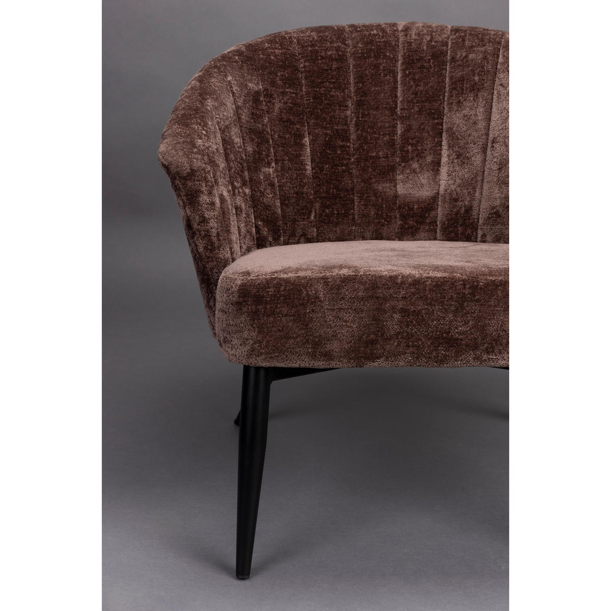 SESSEL Georgia Lila - Flieder, Holz (77/71/73.5cm) - Dutchbone