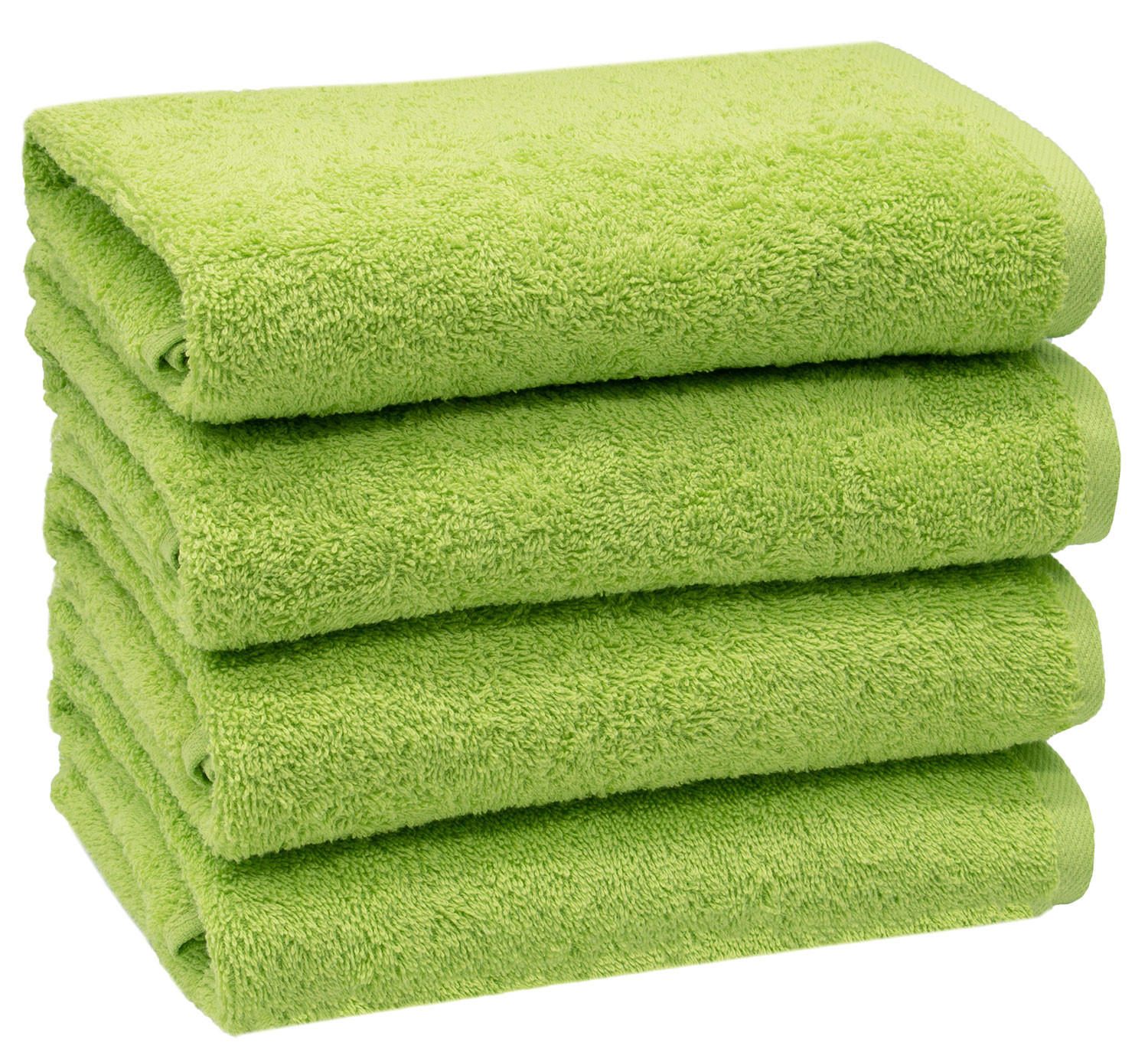 HANDTÜCHER, 4er-Set, 50x100 cm, 100% Baumwolle, Grün - Limette, Textil (50/100cm) - Zollner