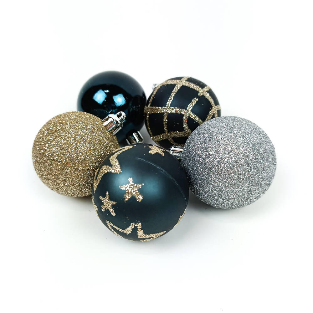 Atmosphera Createur d´interieur Weihnachtskugeln Mehrfarbig, Grün 5x6.3x5 cm