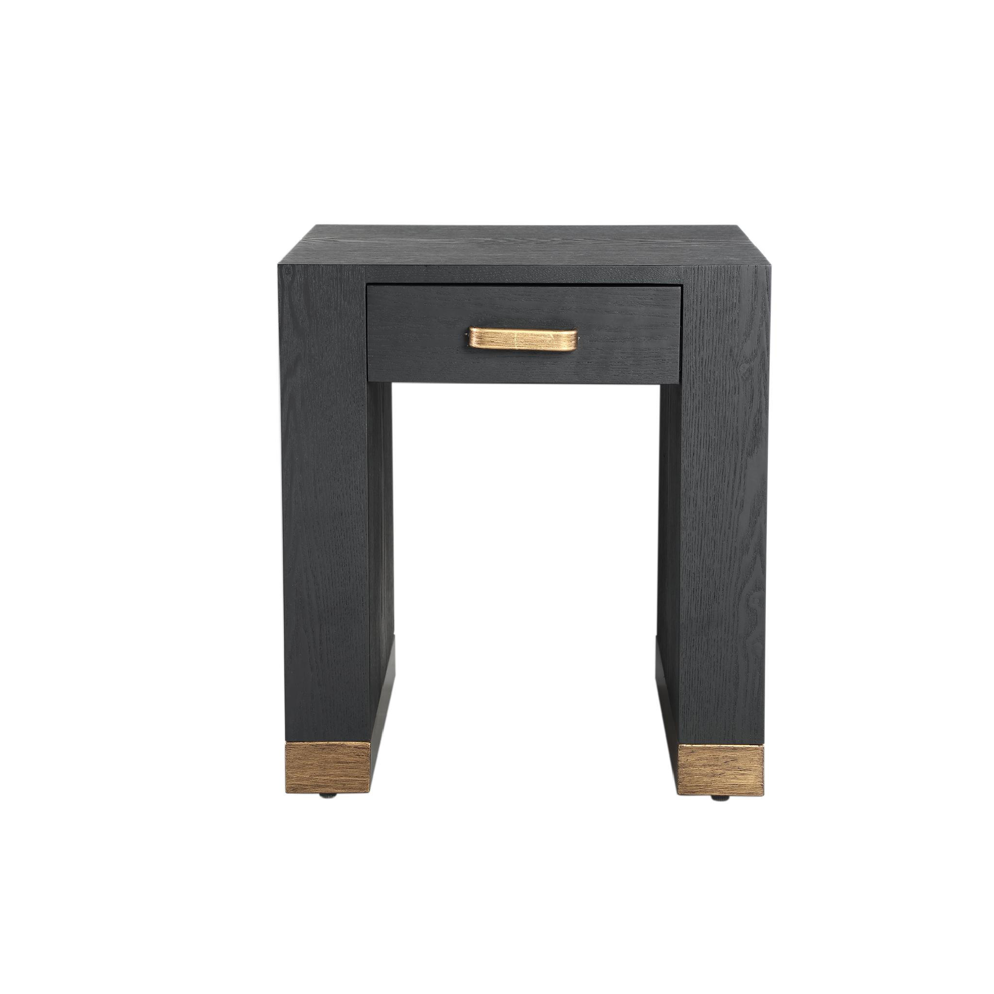 BEISTELLTISCH Tiess Schwarz 45/45/50cm - Schwarz, Metall (45/45/50cm) - PTMD Collection