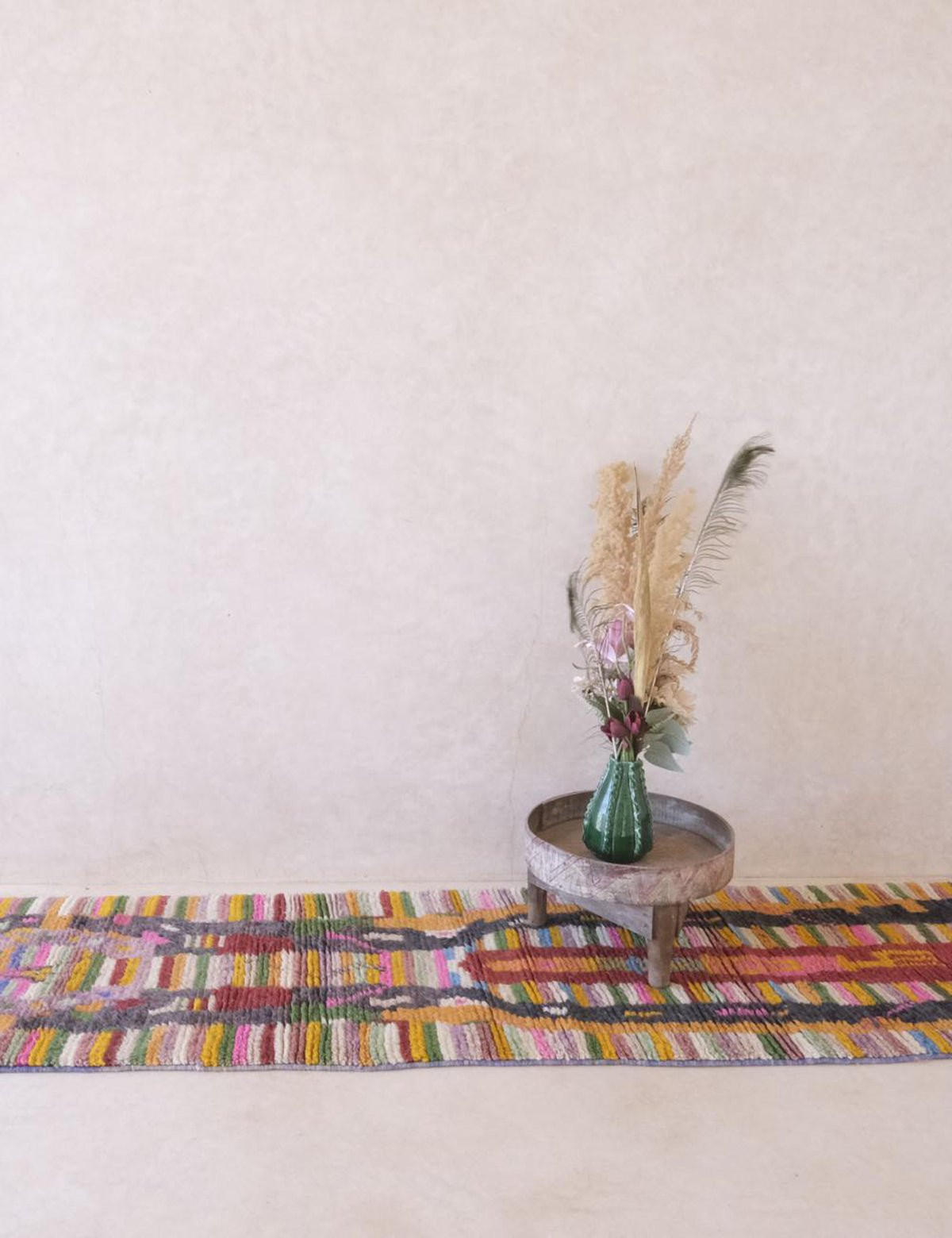 BERBERTEPPICH aus reiner Wolle 72x 355 cm - Multicolor, Naturmaterialien (72/355cm) - AFK Living