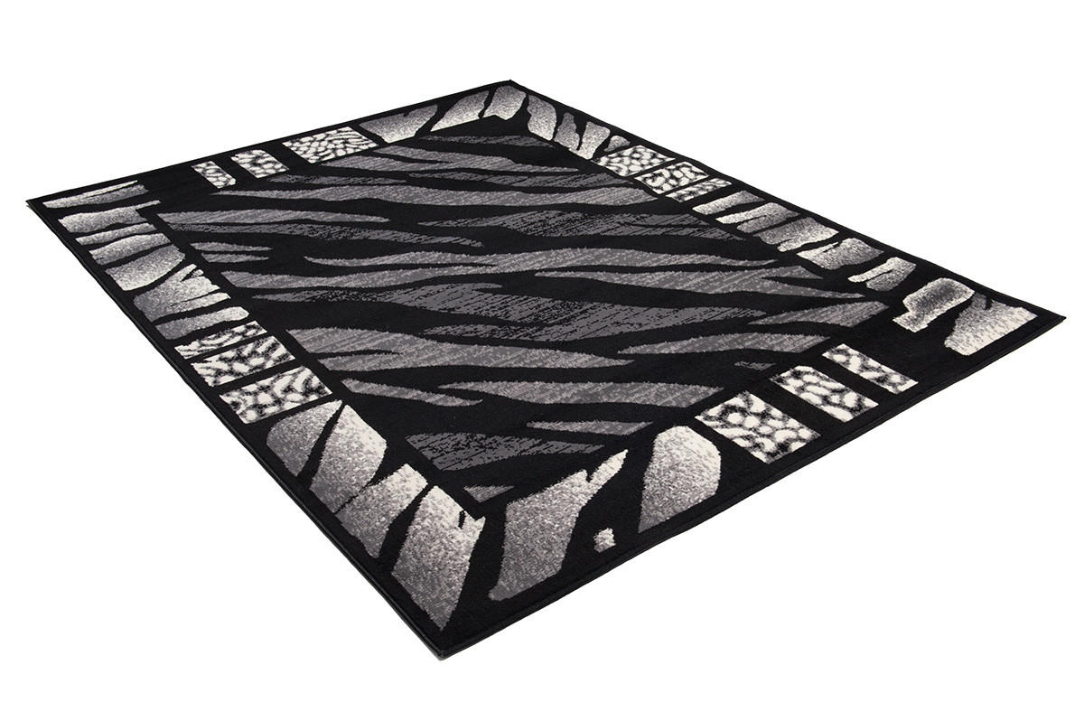 TEPPICH DREAM Dunkelgrau Schwarz 250/300 cm - Dunkelgrau/Schwarz, Textil (250/300cm) - Tapiso