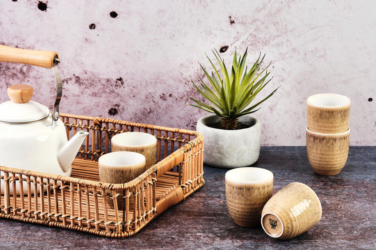 BECHER Cosmos 150ml - 6er-Set - Crème - Beige, Keramik (0.15L) - Björn