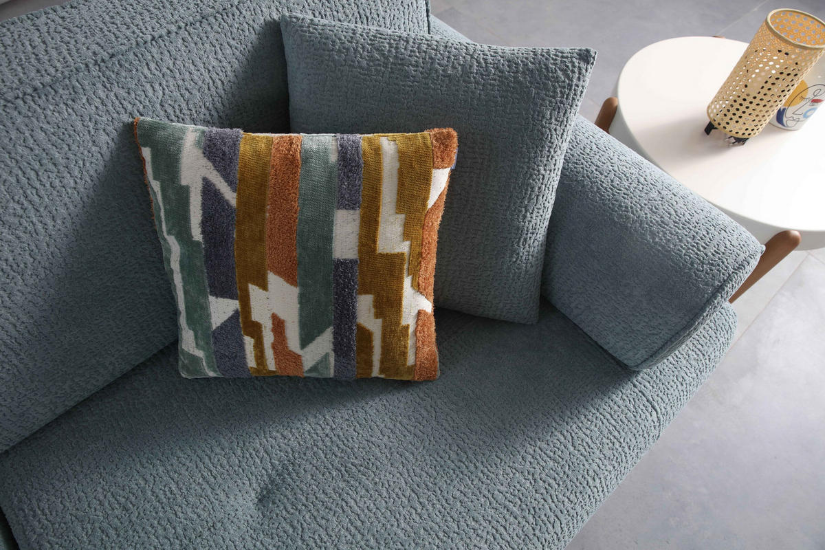 2-SITZER Sofa SADE, Grün - Grün, Leder/Holz (195/85/85cm) - Villa Möbel