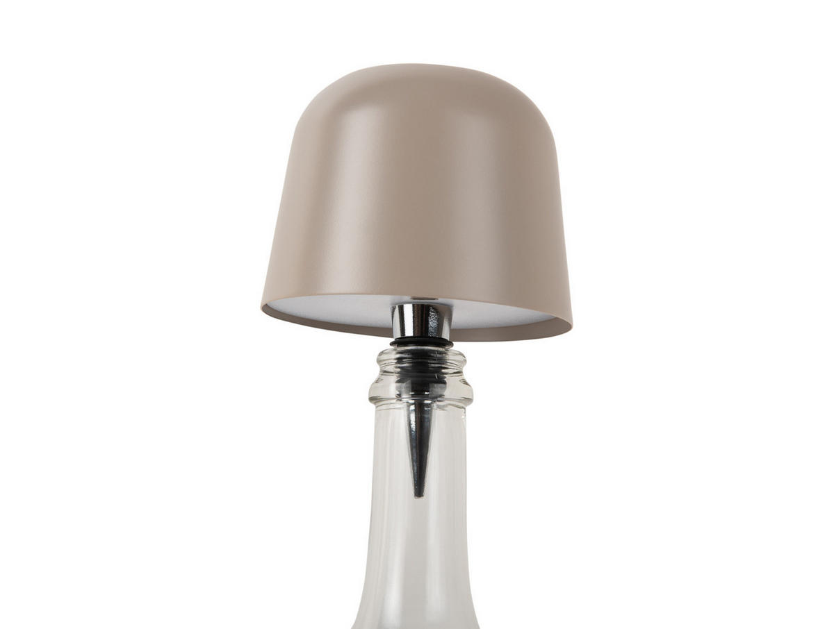 BOTTLE Lamp Cone Hat 10/10/13 cm - Grau, Metall (10/10/13cm) - Leitmotiv