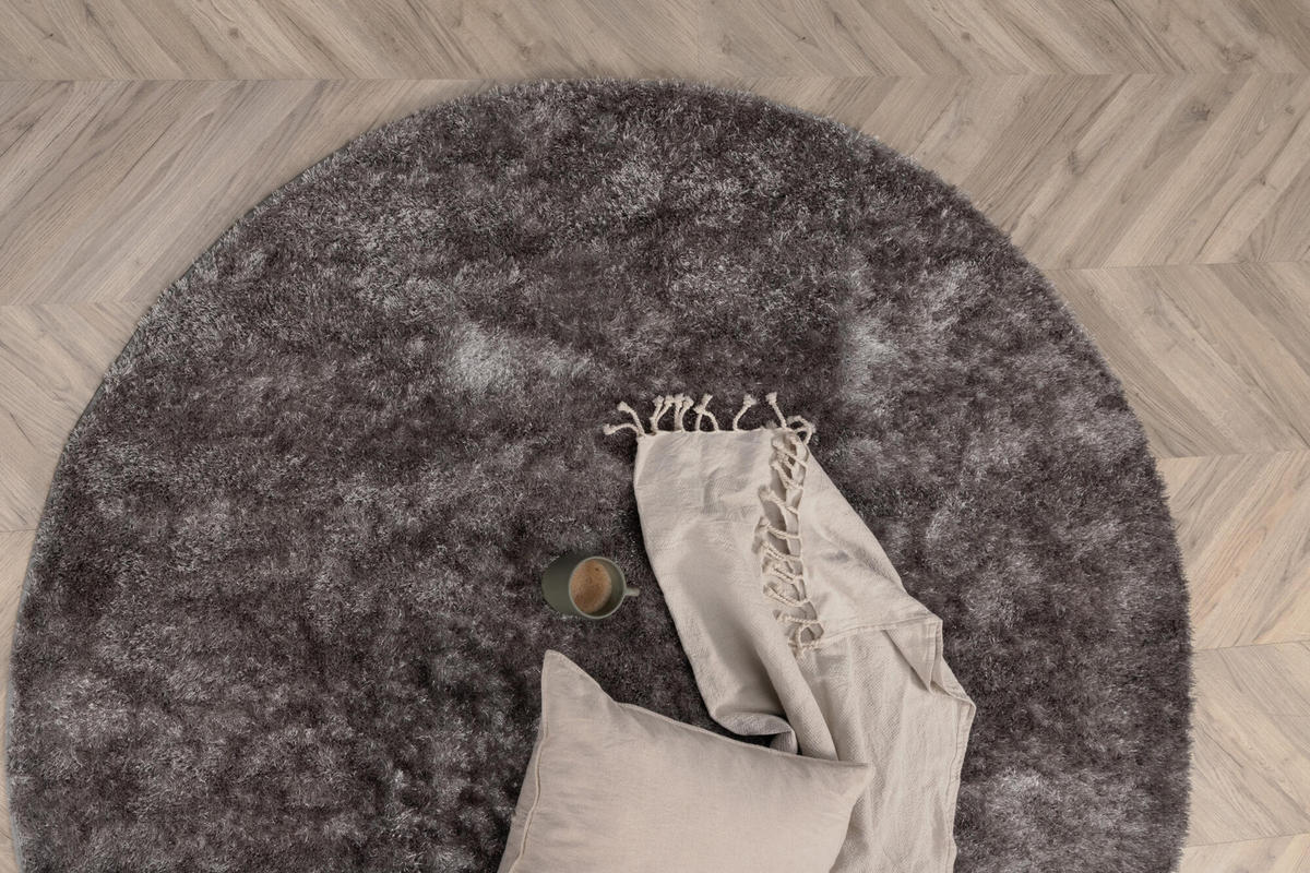 WOHNZIMMERTEPPICH MATTIS Grau 200x200x3 cm - Grau, Textil (200/200cm) - FURNLUX