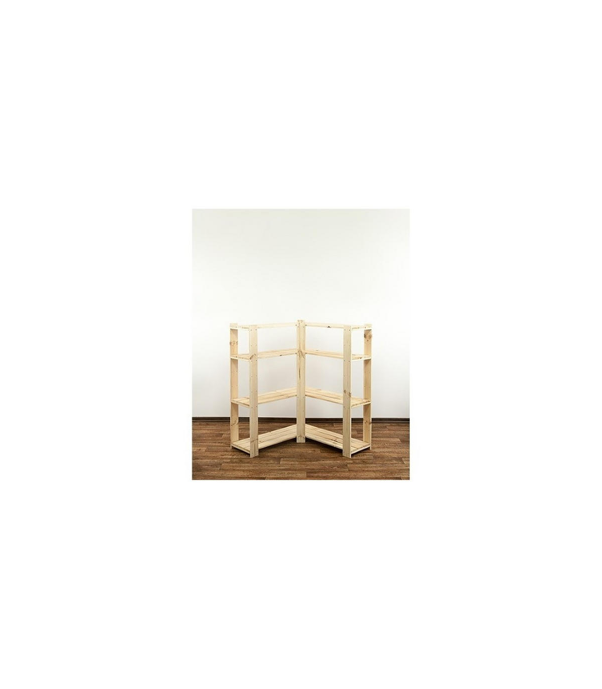 ECKREGAL WOODLAND 115x85x30cm Fachlast 120kg 4 Fachboden Kiefernholz Natur - Naturfarben, Holz (85/115/30cm) - PROREGAL