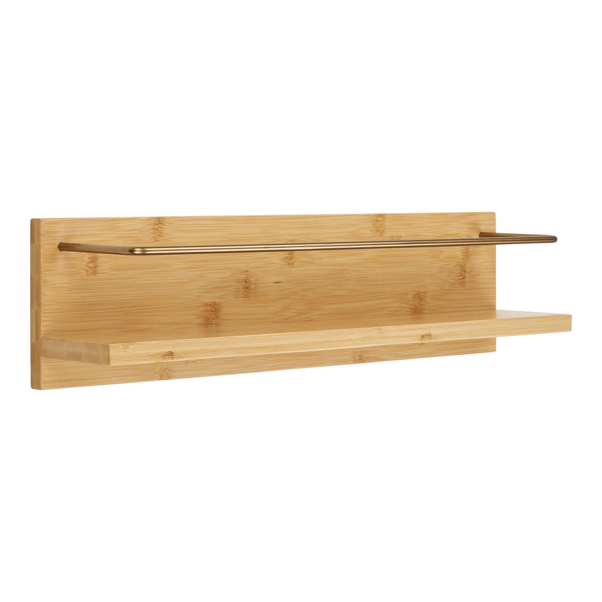 WANDREGAL Ember Bambus, Metall Natur - Naturfarben, Holz (45/12/10cm) - tinkaro