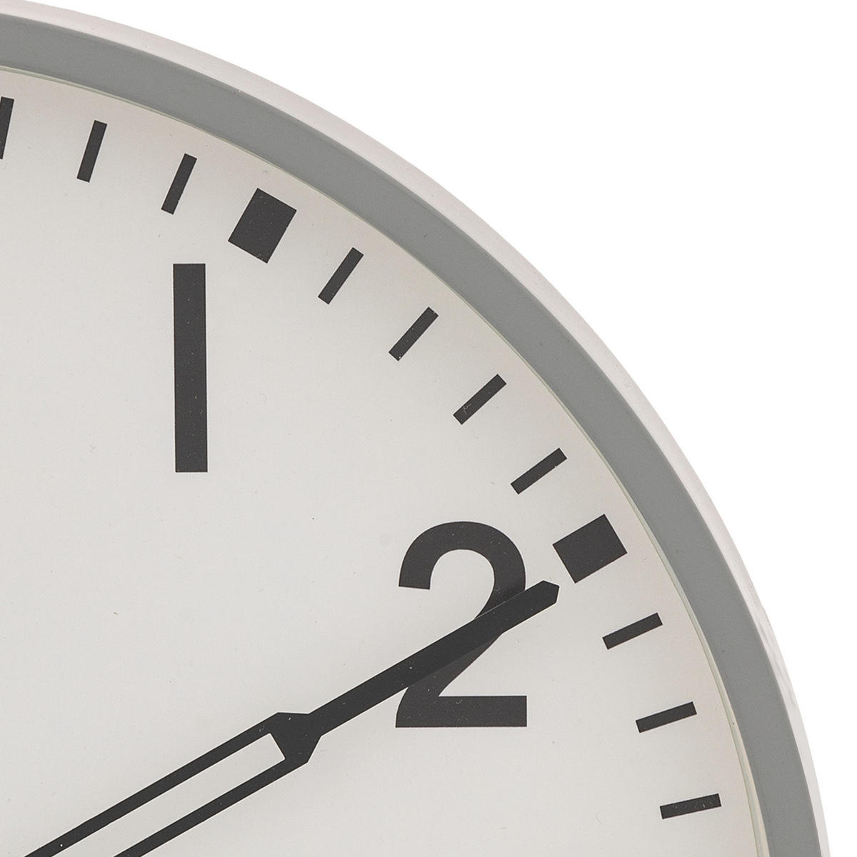 WANDUHR Cory 29,2/3,9/29,2 cm - Grau, Kunststoff (3.9/29.2/29.2cm) - Atmosphera Createur d´interieur