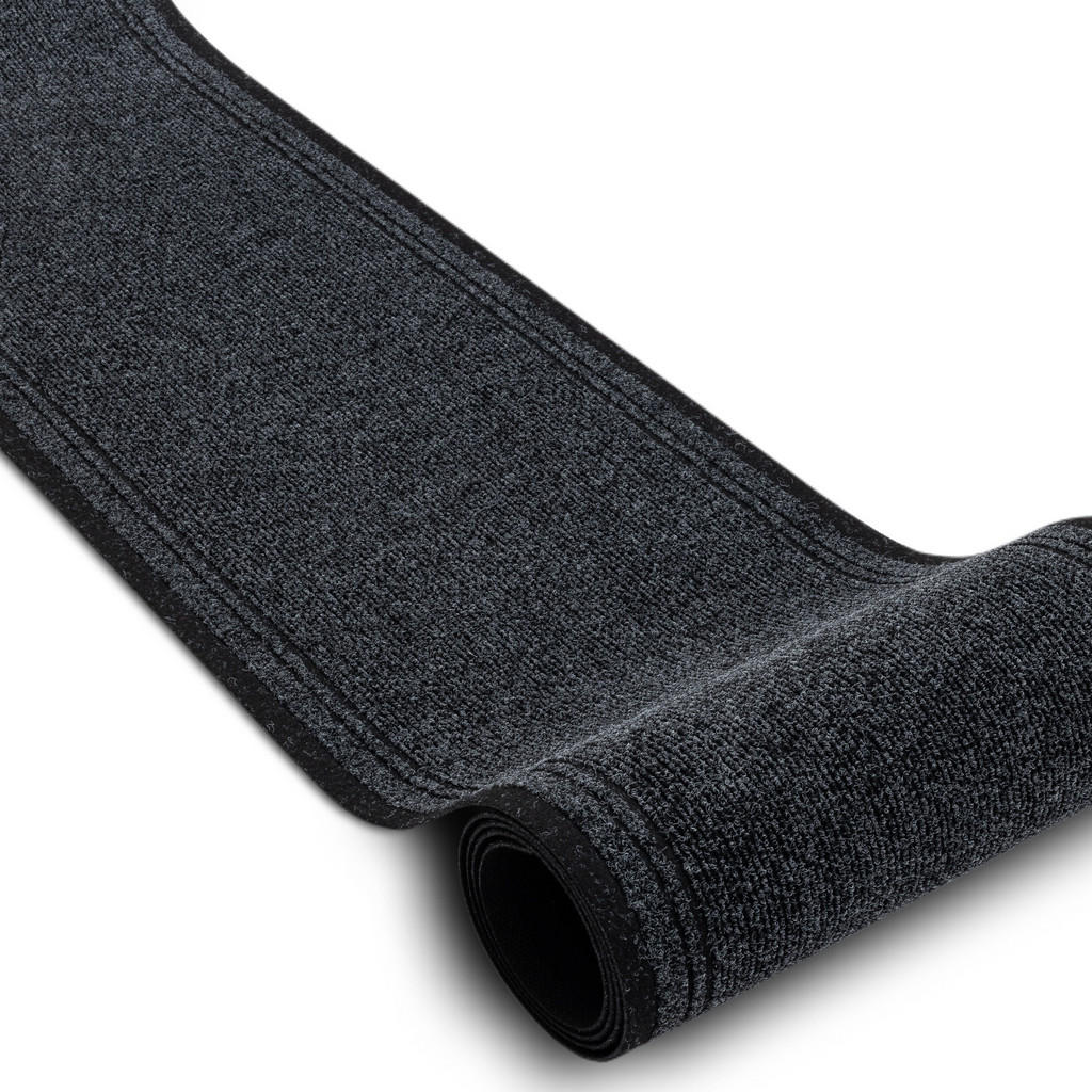 Thumbnail - rugsX Läufer, Anthrazit, Textil, Freiform, 100x280 cm, Teppiche & Böden, Teppiche, Teppichläufer